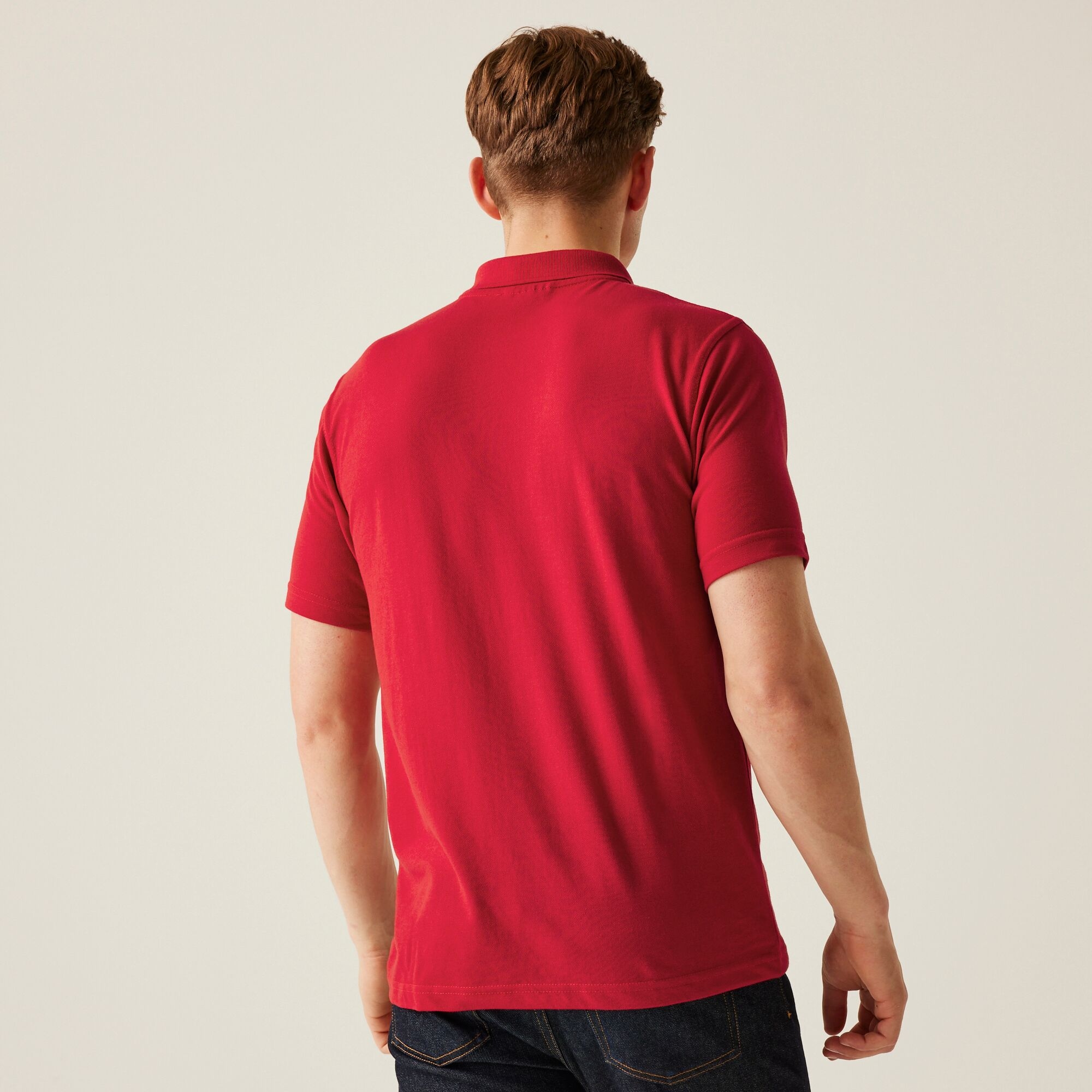 Men's 65/35 SS Polo Top | Classic Red