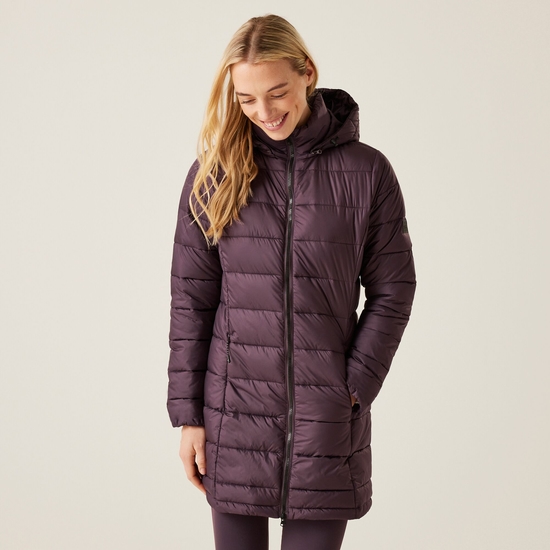 Women's Starler Insulated Padded Jacket | Deep Plum