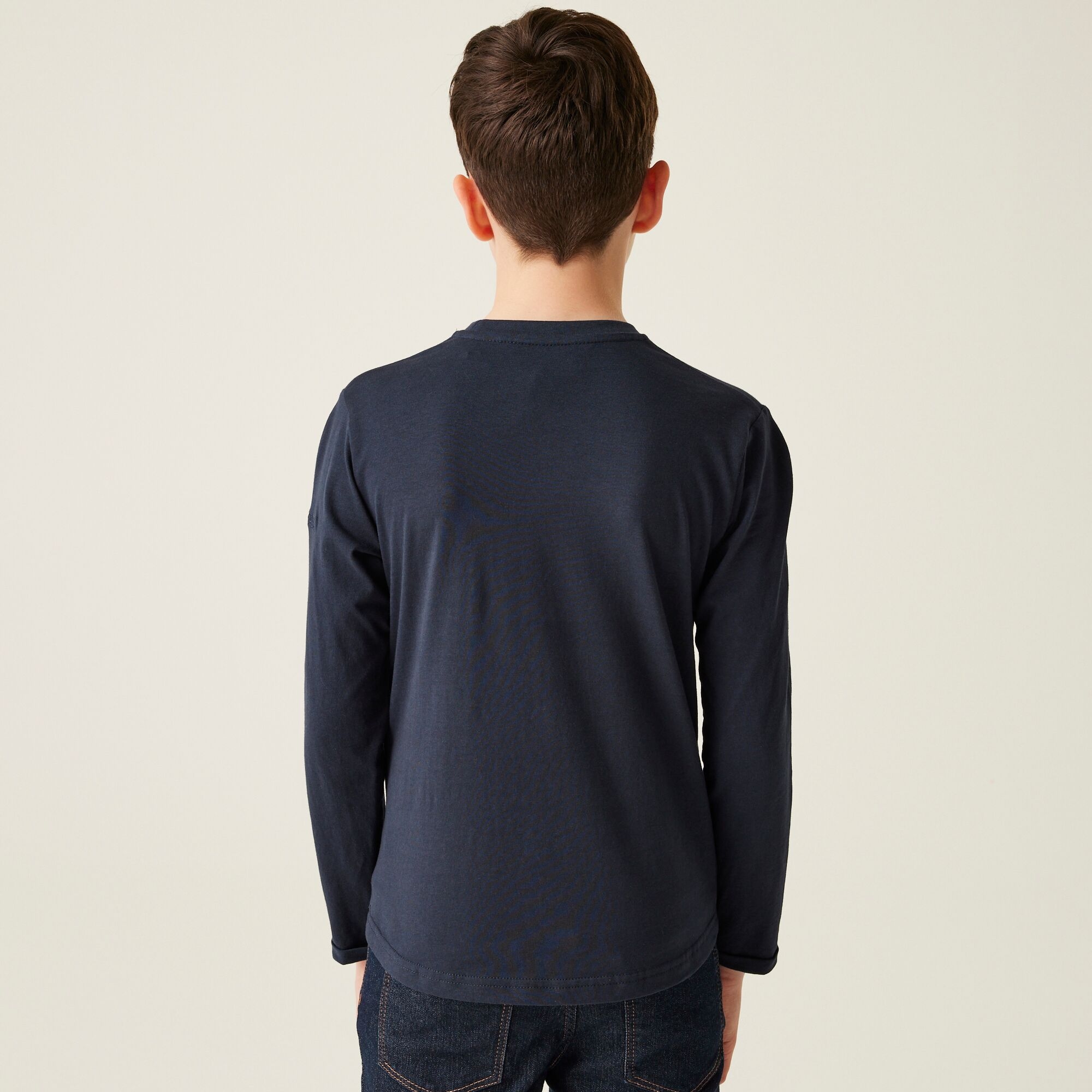 Kids' Wenbie III Graphic T-Shirt | Navy Mountain Outline