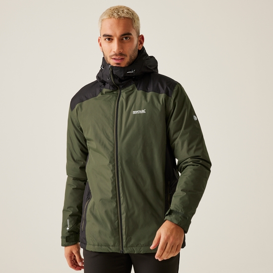 Men's Thornridge II Waterproof Insulated Jacket | Dark Khaki Black