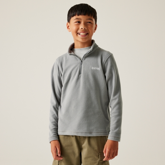 Kids' Hot Shot II Half Zip Fleece | Cloudy Grey