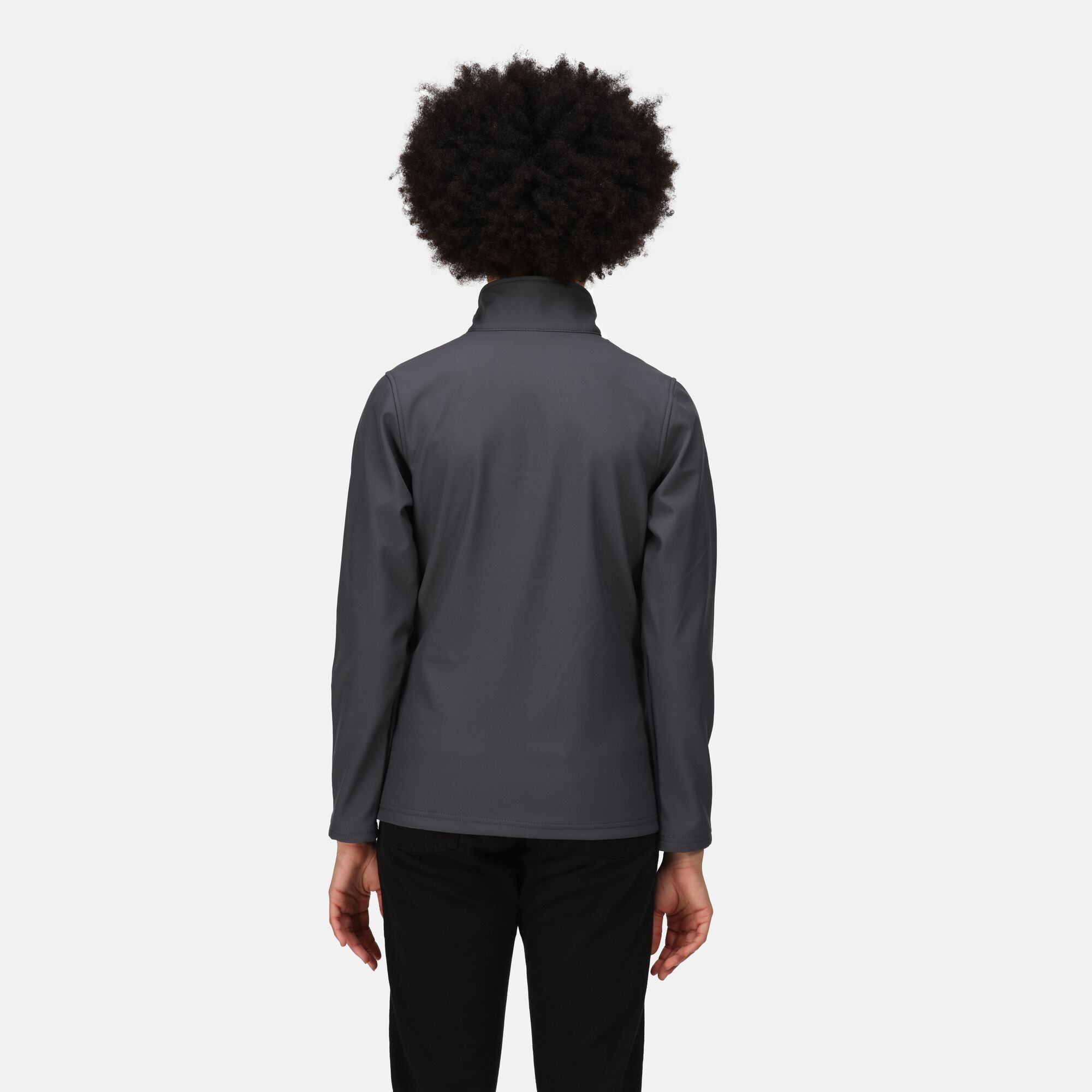 Women's Octagon II Printable 3 Layer Membrane Softshell Jacket | Seal Grey Black