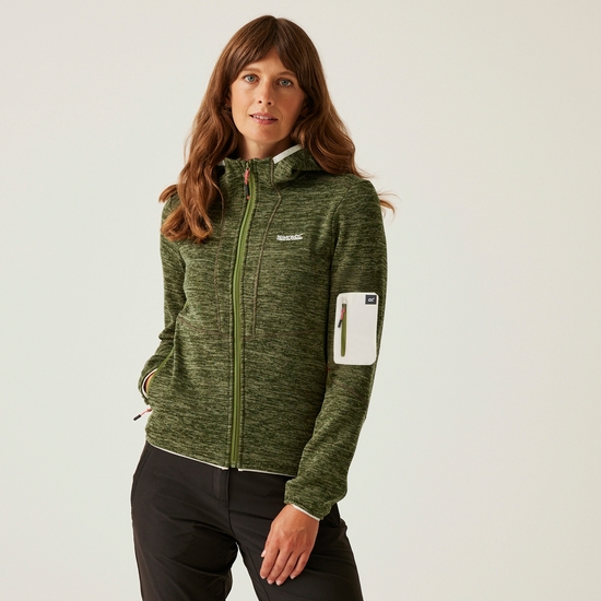 Women's Kemilia Full Zip Fleece | Nephrite Green