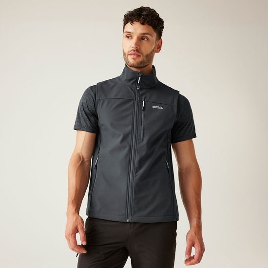 Men's Arana Softshell Gilet | Ash Glacier
