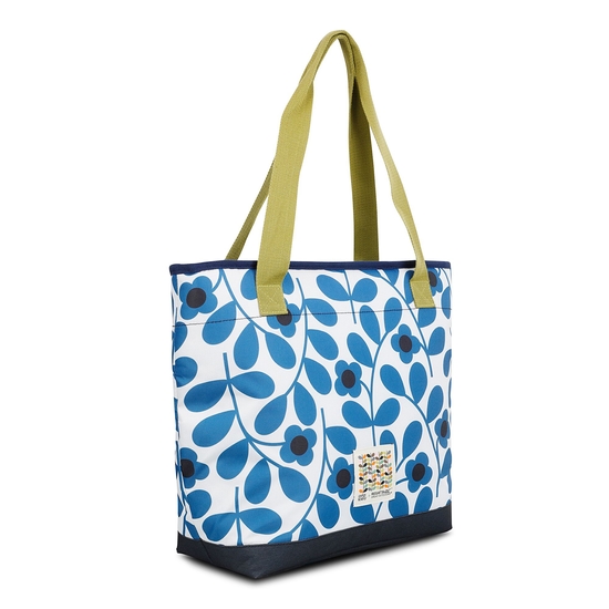 Orla Kiely Tote Coolbag | Jasmine Flower Blue