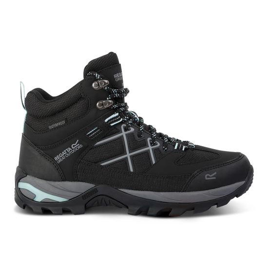 Women's Samaris III Walking Boots | Black Bleached Aqua
