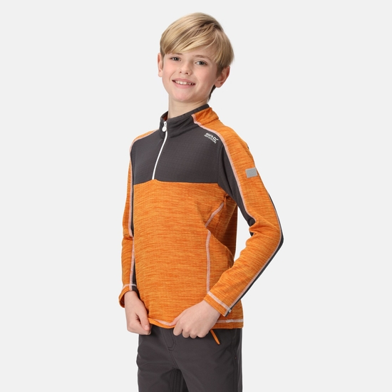 Kids' Hewley Fleece | Orange Pepper Californian Yellow