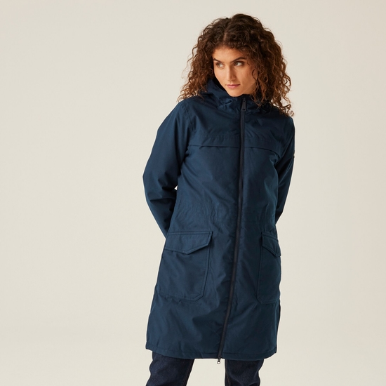 Women's Romine II Waterproof Parka Jacket | Navy Marl