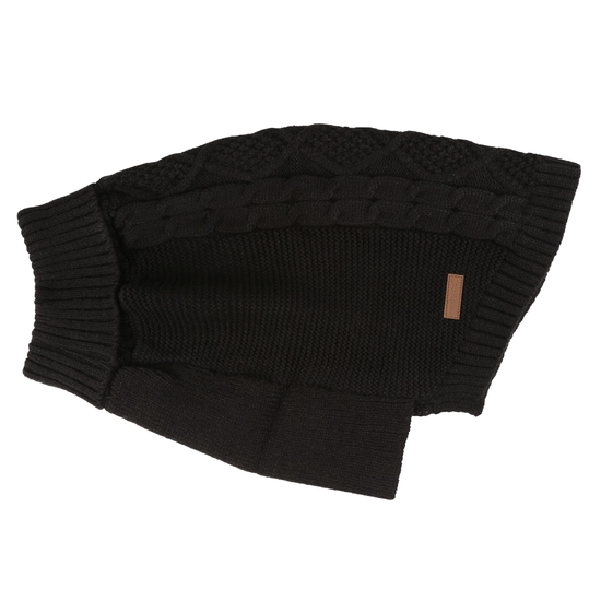 Knitted Dog Jumper | Black