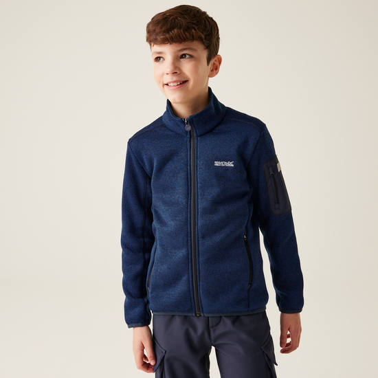 Kids' Newhill Full Zip Fleece | Navy