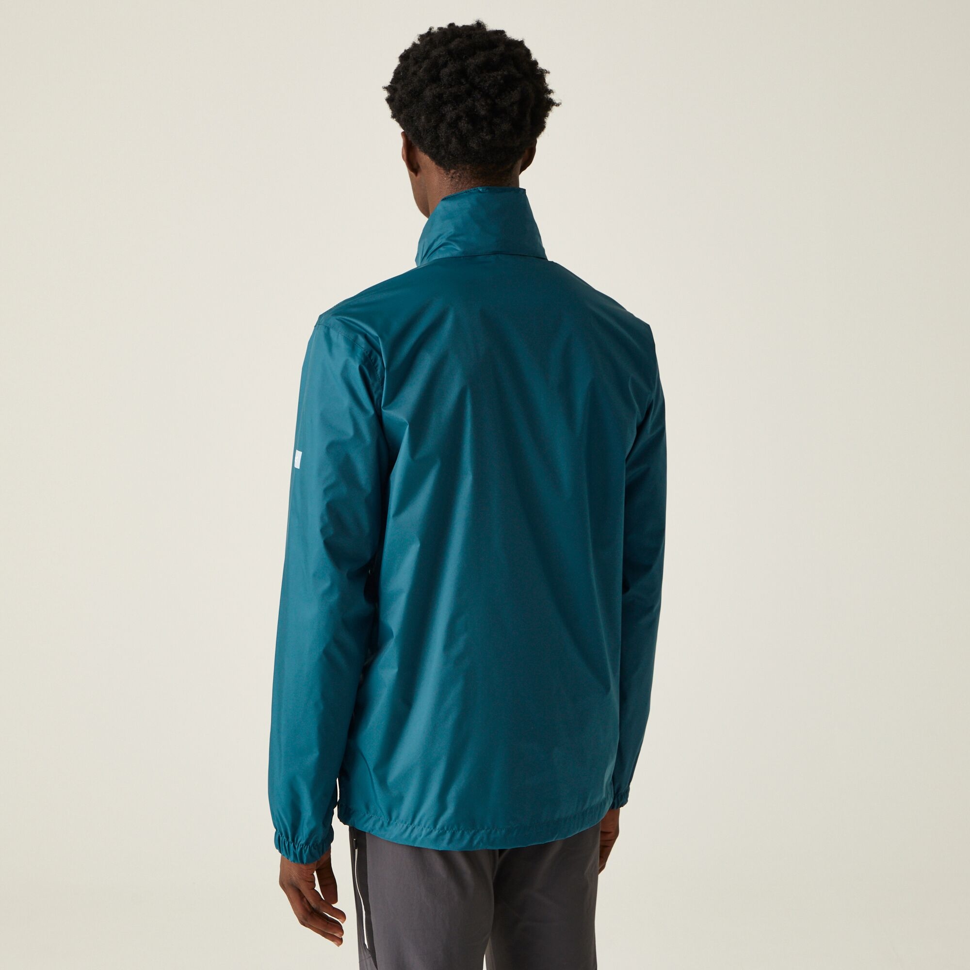 Men's Lyle IV Waterproof Packaway Jacket | Moroccan Blue Citron Lime