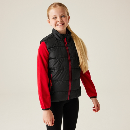 Kids' Scholar Thermal Bodywarmer | Black Classic Red