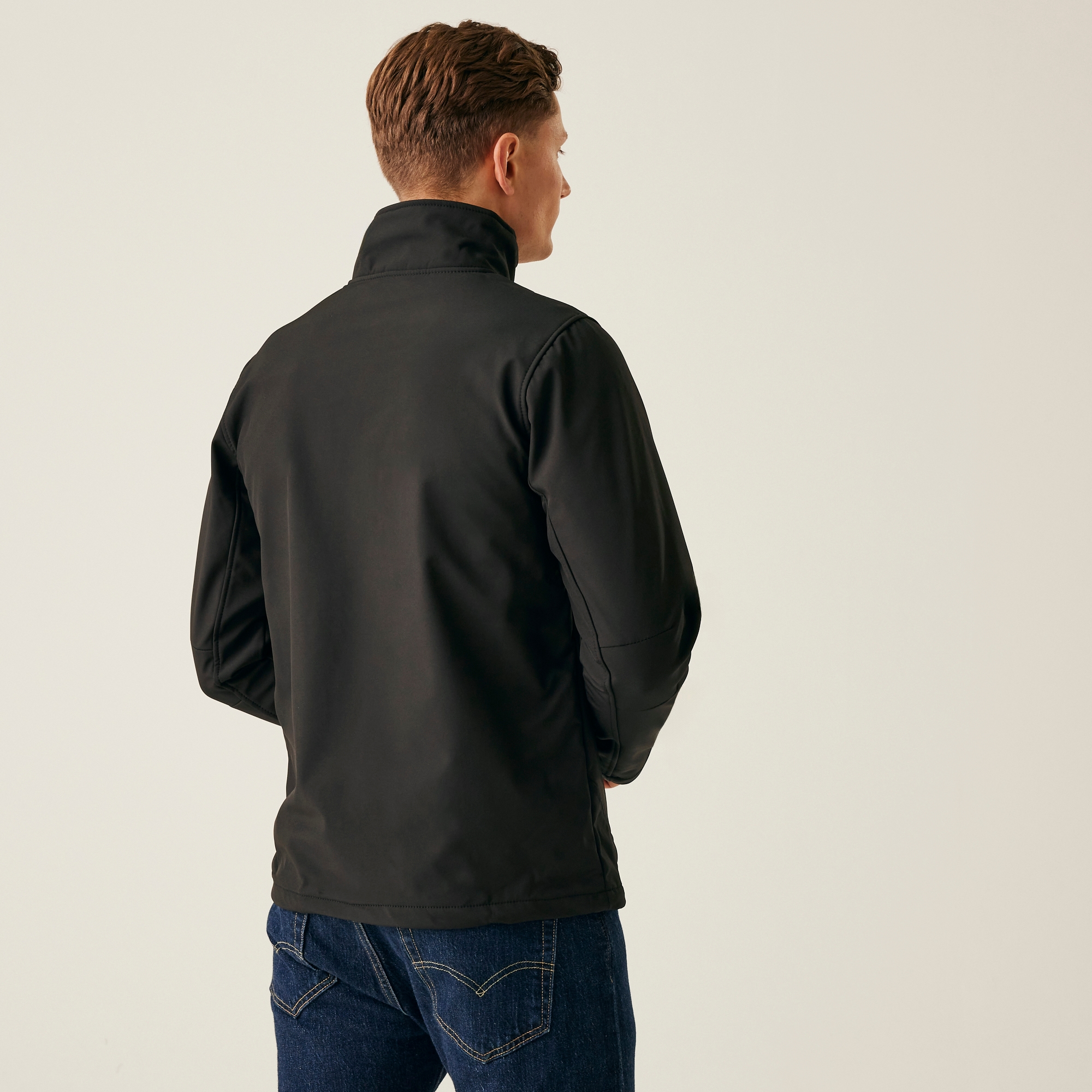 Men's Arcola 3 Layer Membrane Softshell Jacket | Black Seal Grey