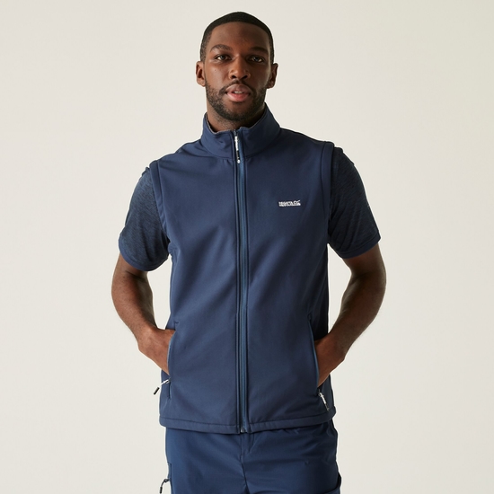 Men's Bradwell III Softshell Gilet | Navy