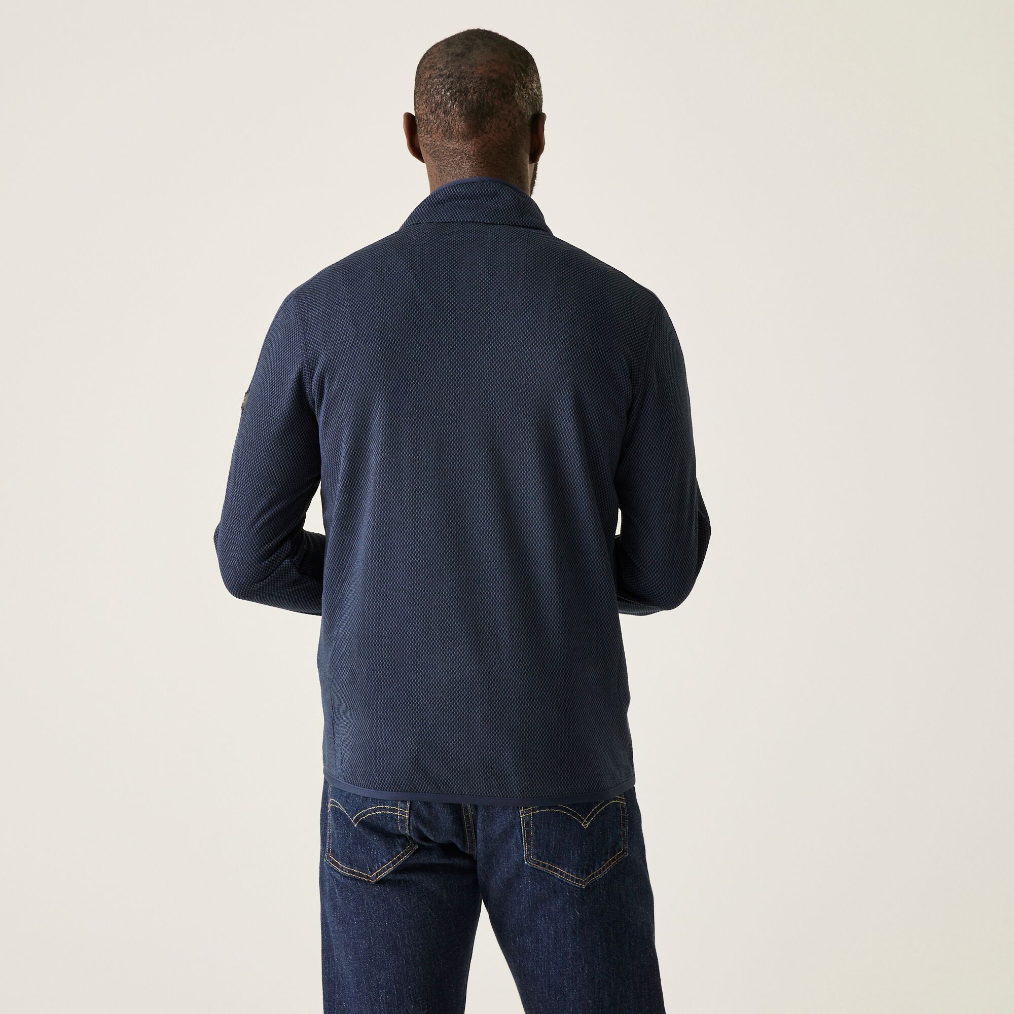 Men's Kitom Full Zip Fleece | Navy Marl