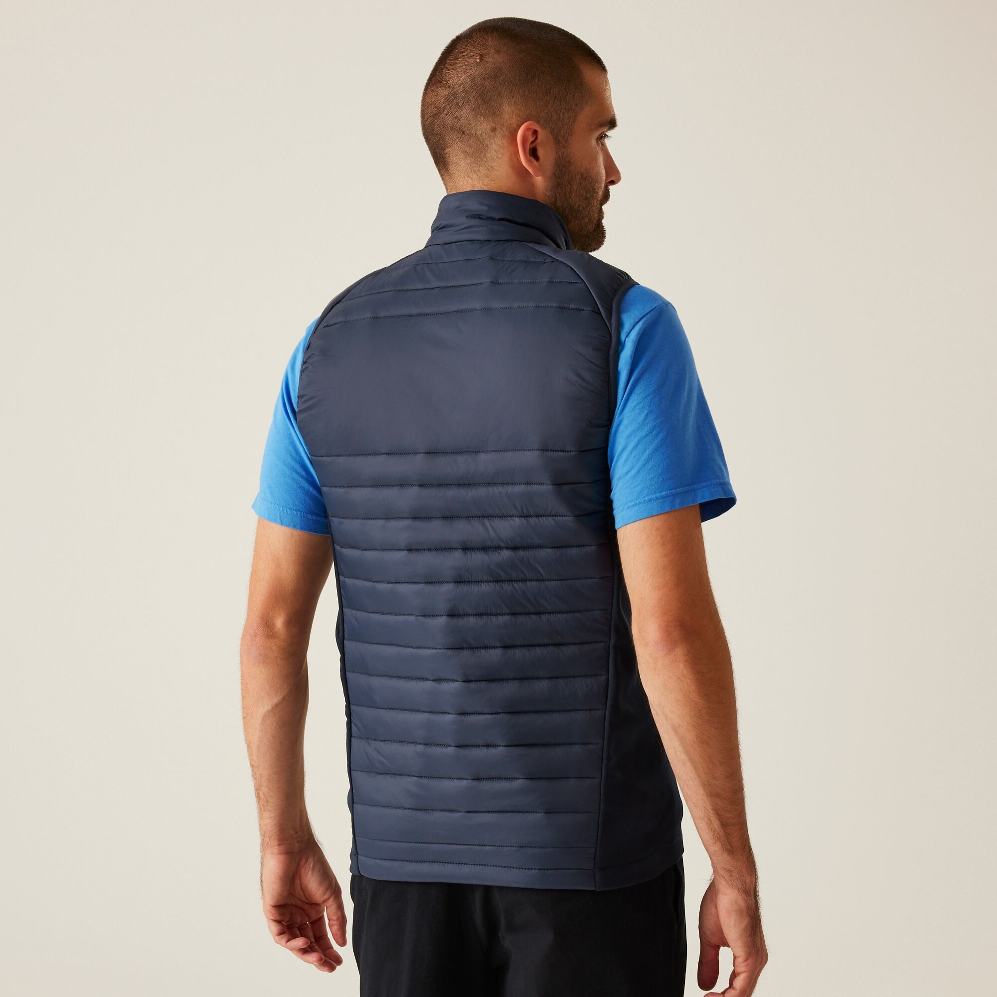 Men's Navigate Hybrid Bodywarmer | Navy French Blue