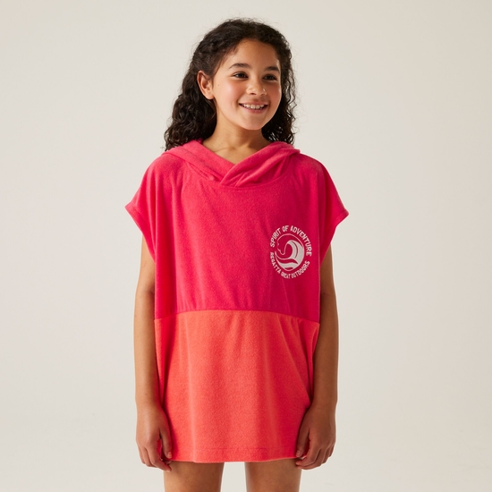 Kids' Towel Robe II | Pop Peach Bloom
