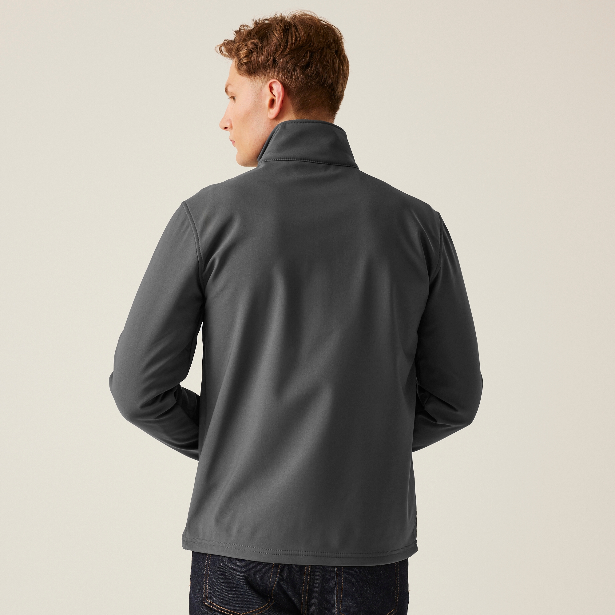 Men's Octagon II Printable 3 Layer Membrane Softshell Jacket | Seal Grey Black