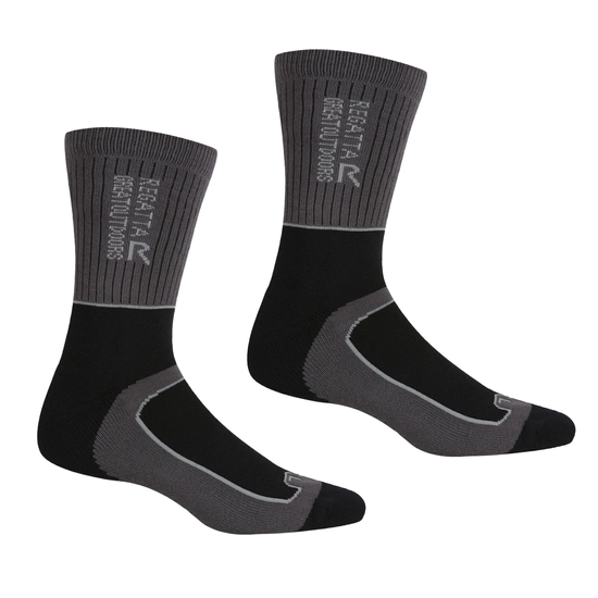 2 Pack Samaris 2 Season Sock | Navy Dark Red