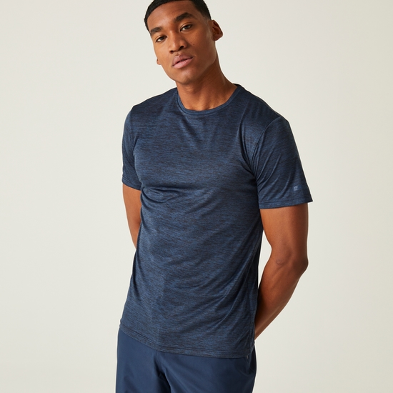 Men's Fingal Edition Marl T-Shirt | Moonlight Denim