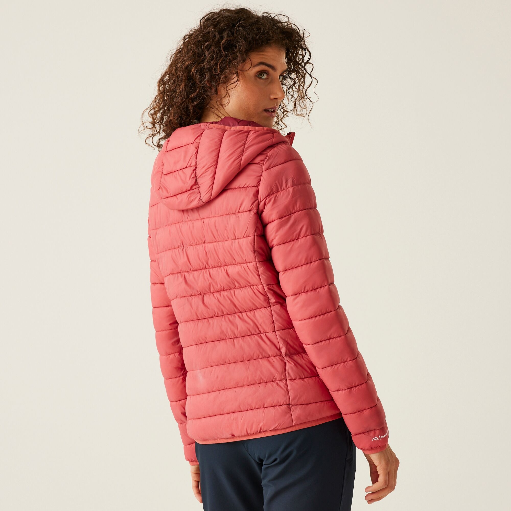 Women's Hooded Marizion Quilted Jacket | Mineral Red