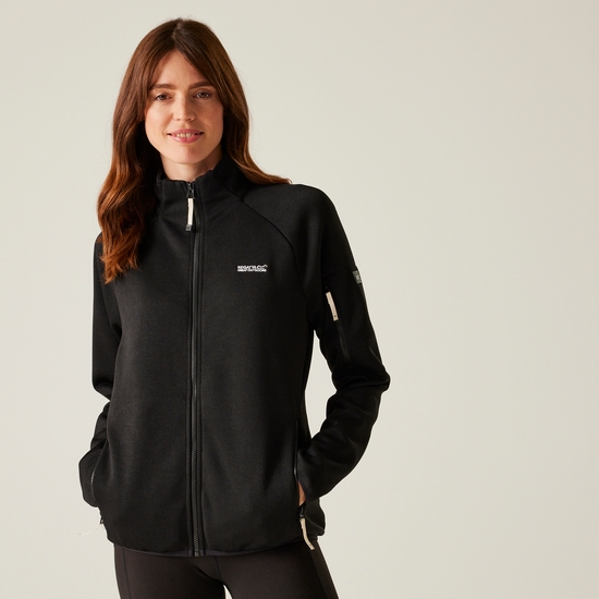 Women's Ravenhill Full Zip Fleece | Black Light Vanilla