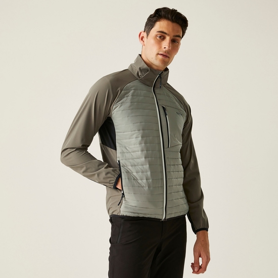 Men's Pro Hybrid II Jacket | Golden Sand Treetop Black