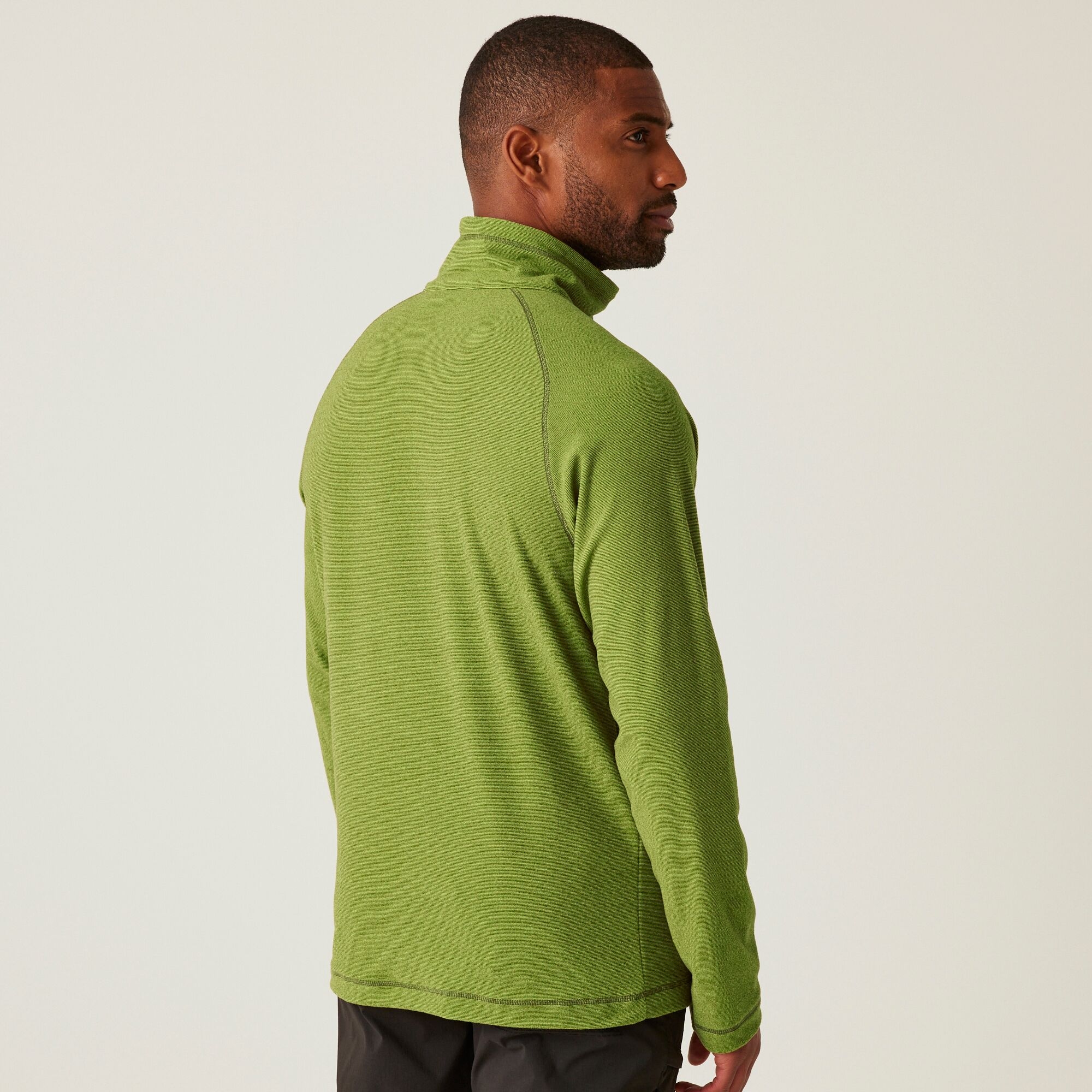 Men's Montes Lightweight Half Zip Fleece | Grenoble Green Nephrite Green