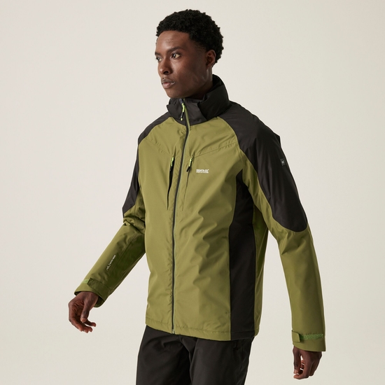 Men's Winter Calderdale II Waterproof Jacket | Nephrite Green Black