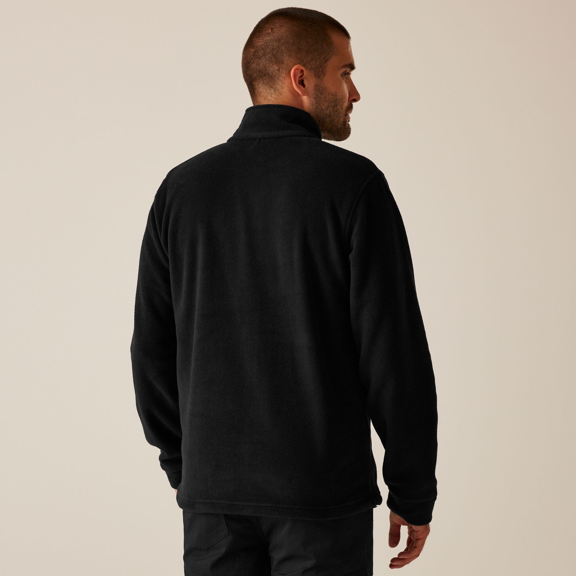 Men's Thor Overhead Half Zip Fleece | Black