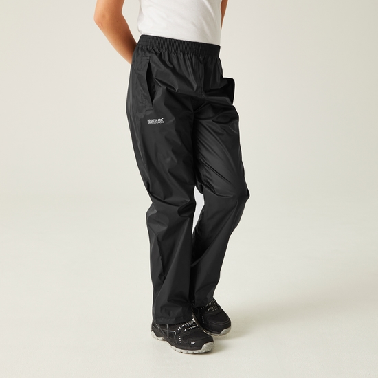 Kids' Pack It Waterproof Overtrousers | Black