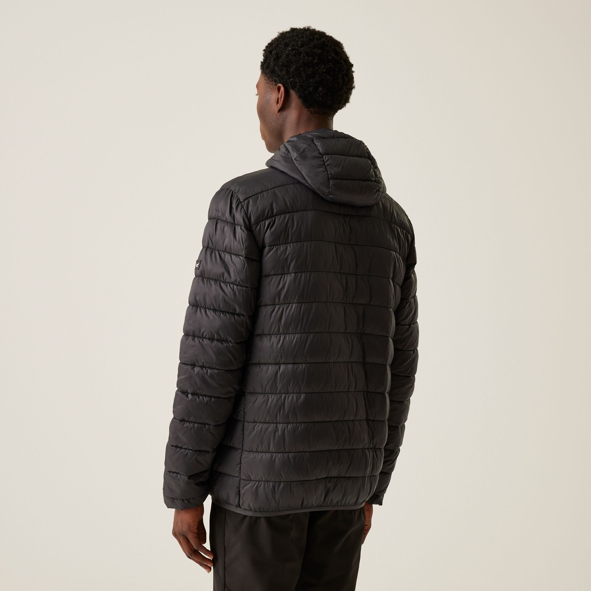 Men's Hooded Marizion Padded Jacket | Ash Red Ochre
