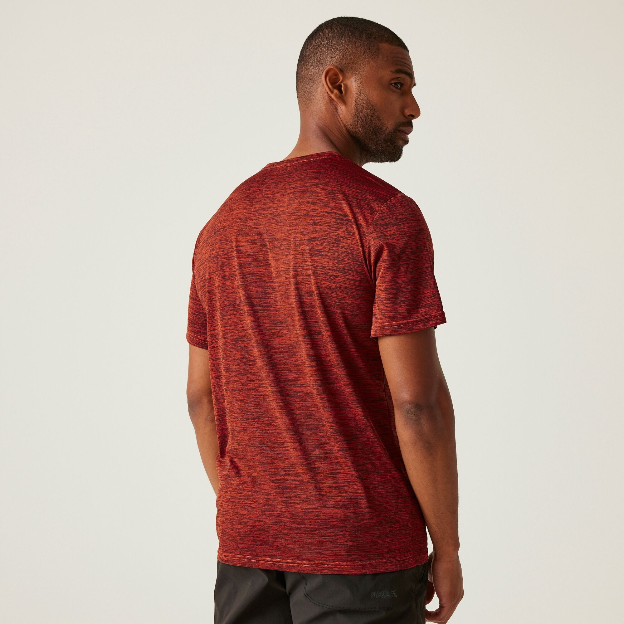 Men's Fingal Edition Marl T-Shirt | Tangerine Tango