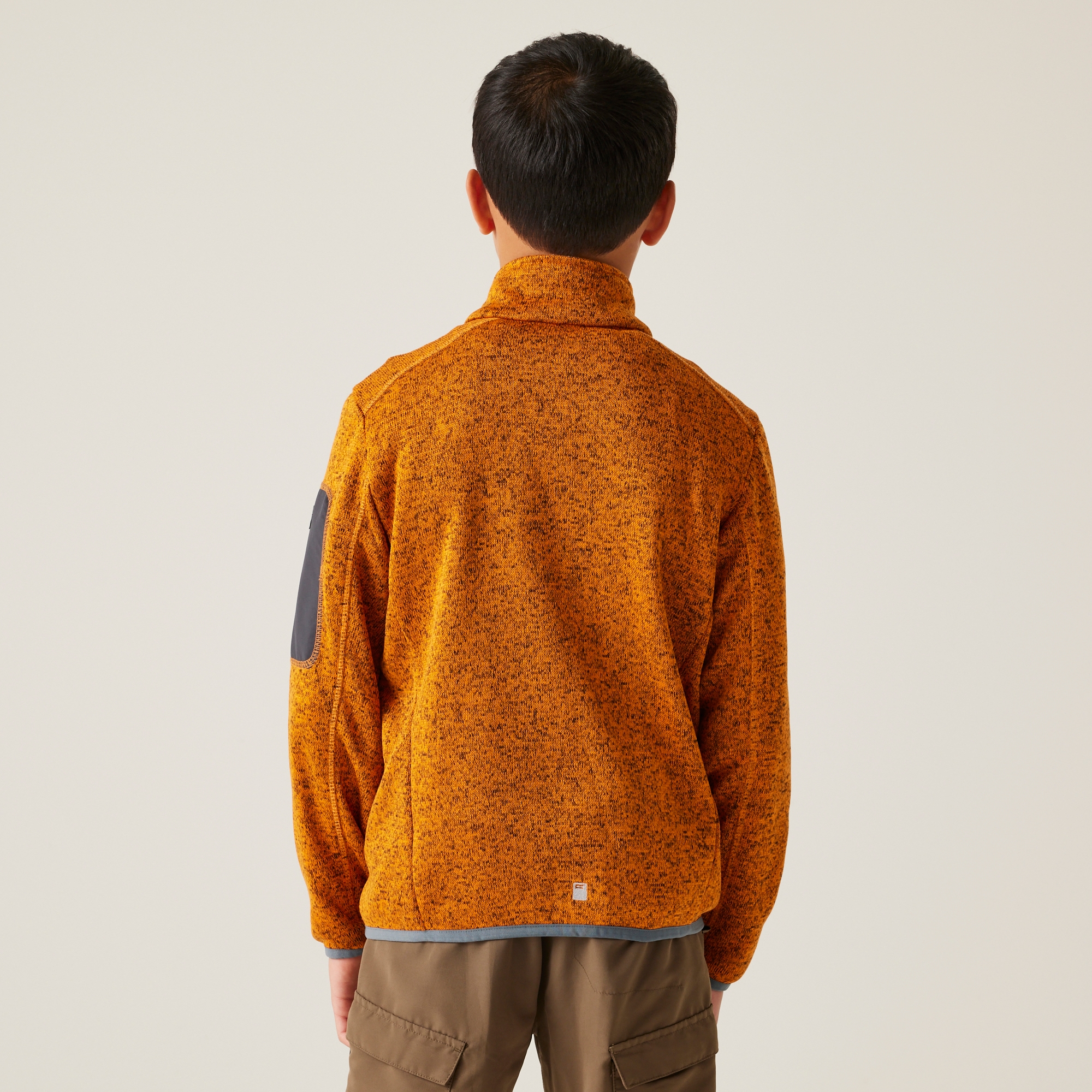 Kids' Newhill Full Zip Fleece | Bright Marigold Glacier