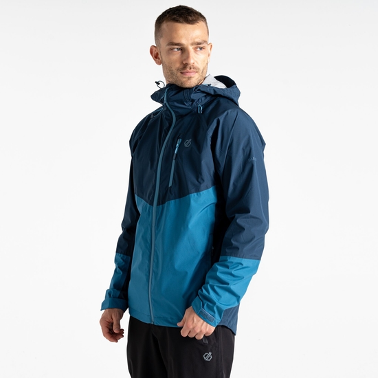 Men's Breathe Out Waterproof Jacket | Bluesteel