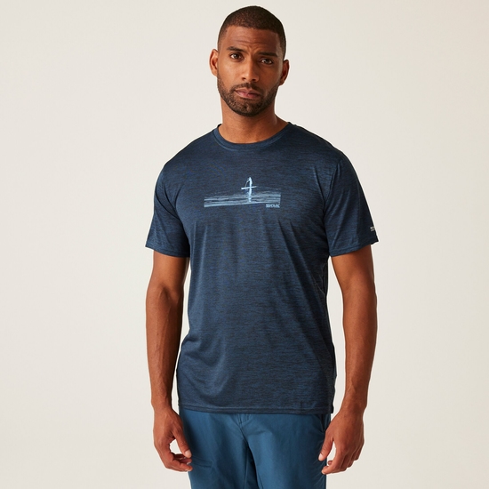 Men's Fingal IX T-Shirt | Moonlight Denim Marl