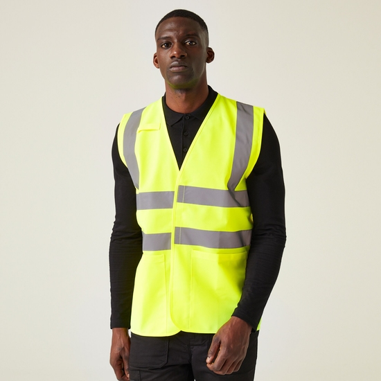 Men's Pro HI-VIS Supervisor Vest | Yellow