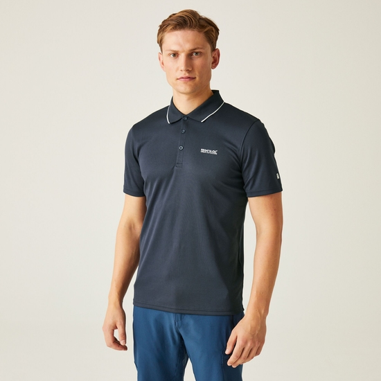 Men's Maverick V Active Polo Shirt | Navy