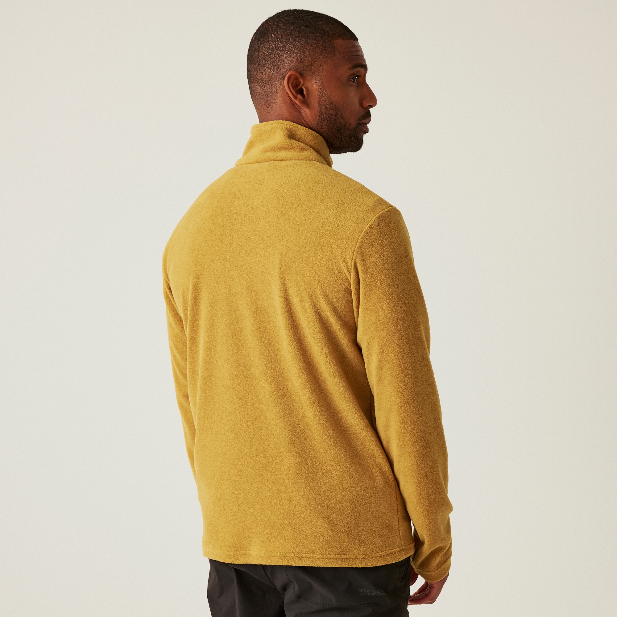 Men's Thompson Lightweight Half Zip Fleece | Mustard