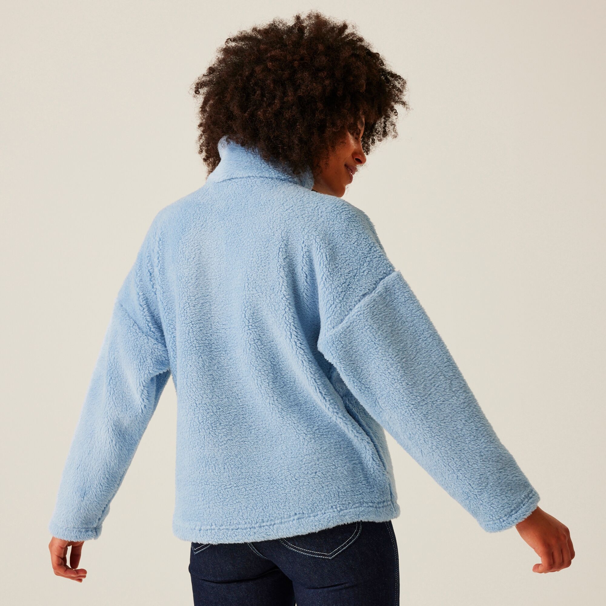 Women's Zeeke Fluffy Fleece | Soft Denim