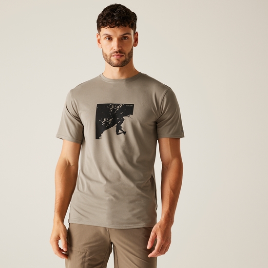 Men's Fingal Stretch T-shirt | Golden Sand