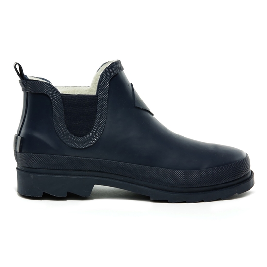 Women's Harper Cosy Ankle Wellies | Navy