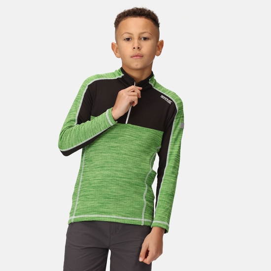 Kids' Hewley Fleece | Jasmine Green Black