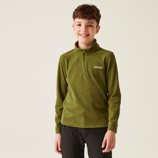 Kids' Hot Shot II Half Zip Fleece | Nephrite Green