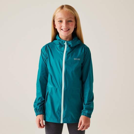 Kids' Pack It Waterproof Packaway Jacket | Exotic Plume Icy Morn