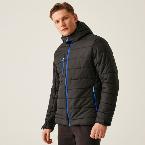 Men's Navigate Thermal Jacket | Black New Royal