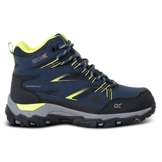 Kids' Holcombe III Walking Boots | Navy Lime Punch