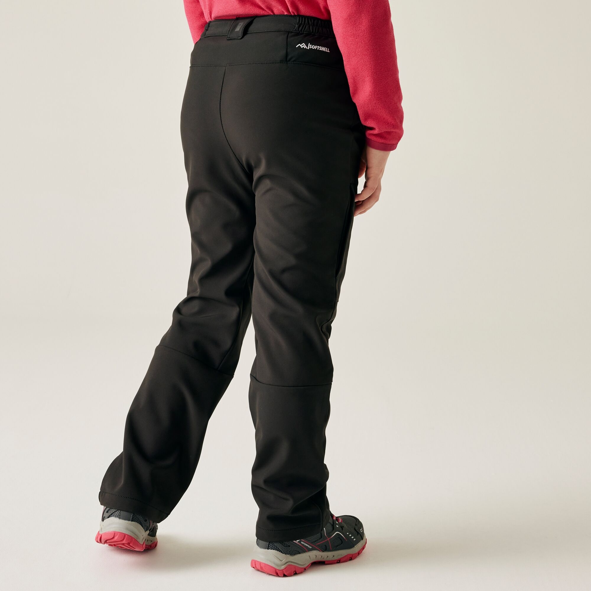 Kids' Highton Stretch Zip Off Walking Trousers | Black