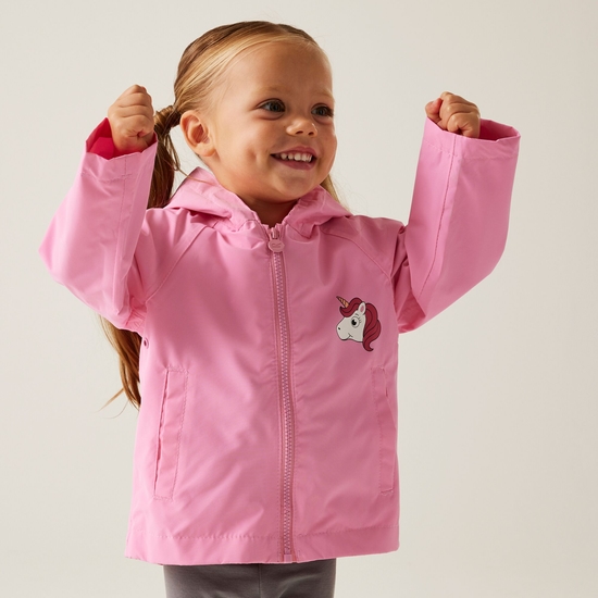 Kids' Animal Waterproof Jacket | Luna The Unicorn Sweet Pink