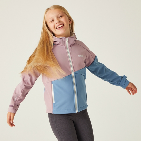 Kids' Acidity VII Softshell Jacket | Heather Coronet Blue